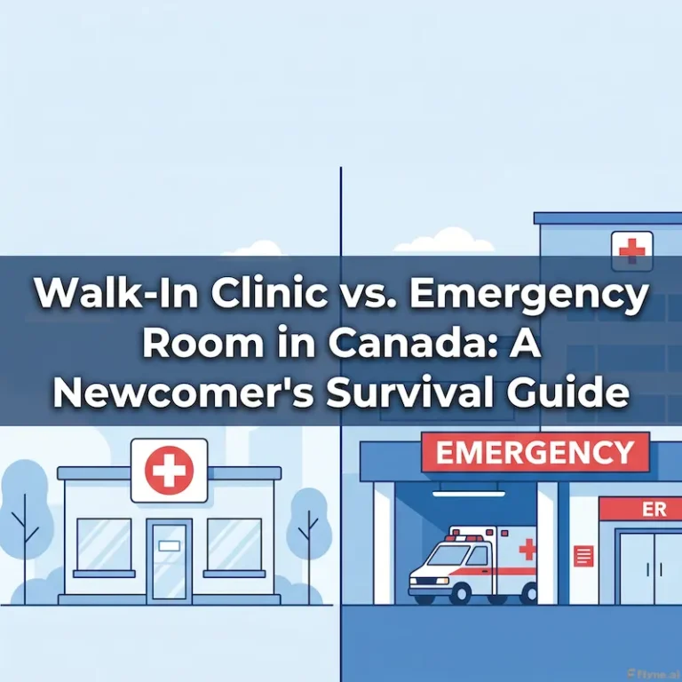Walk-In Clinic vs Emergency Room canada newcomer