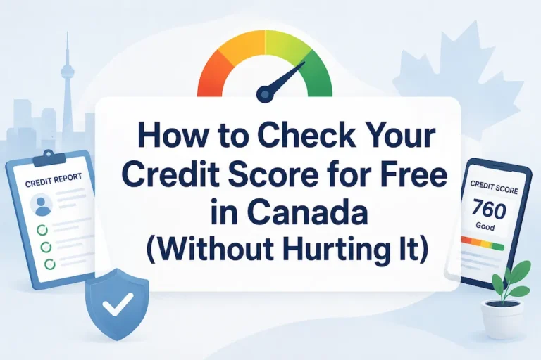 checking your credit score free in canada
