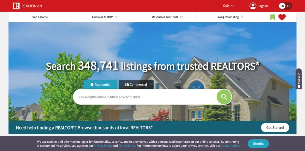 realtor rental website