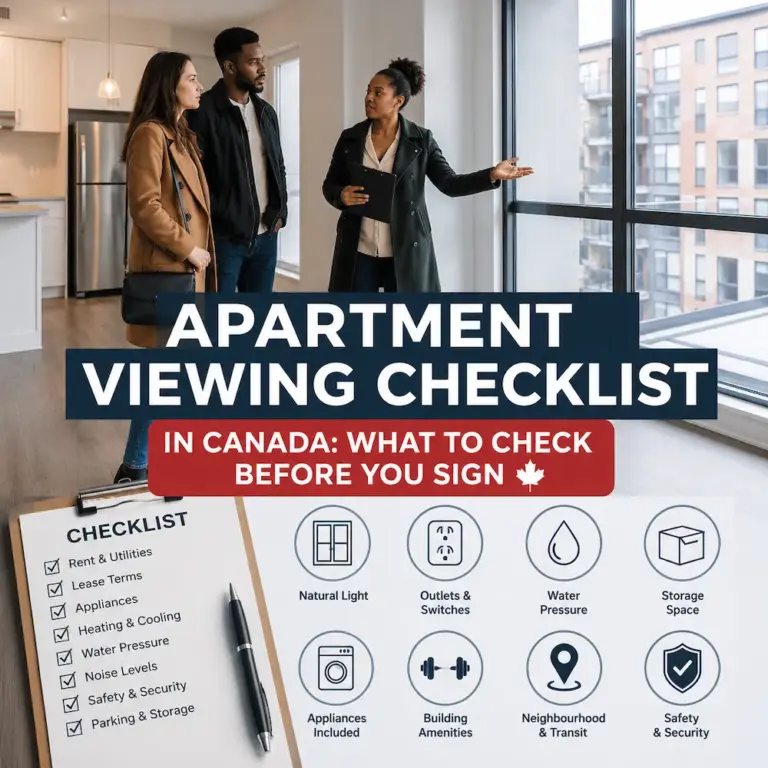 Apartment Viewing Checklist in Canada