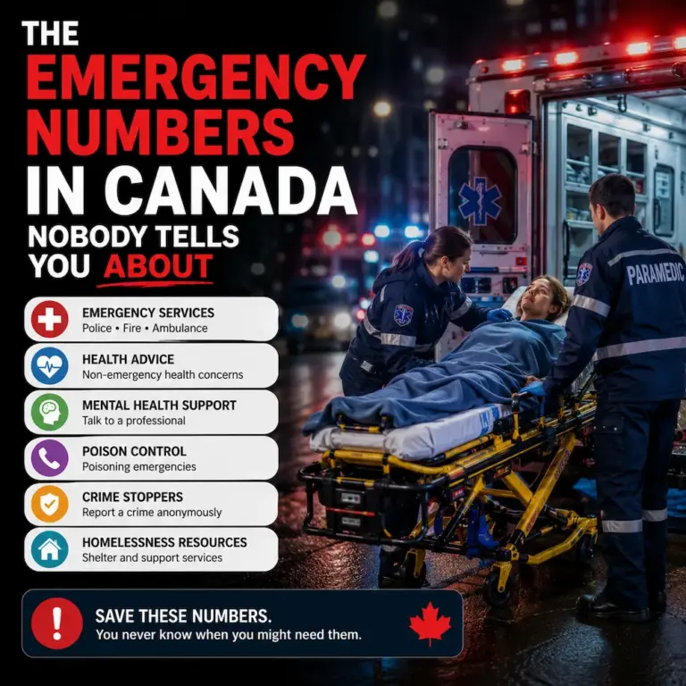 Emergency Numbers in Canada