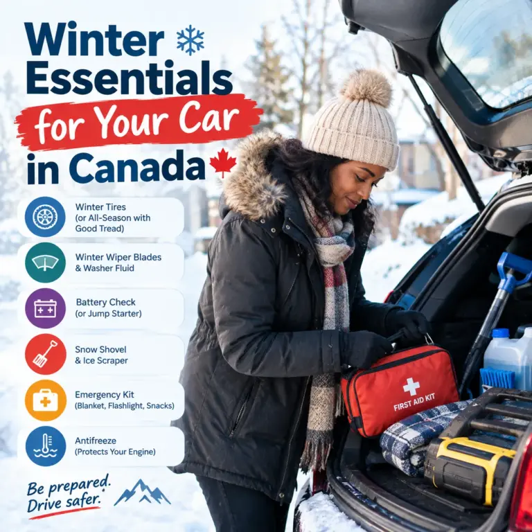 winter car essentials in canada