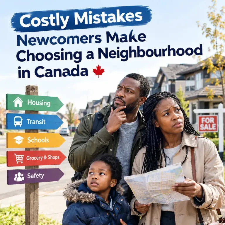 Mistakes Newcomers Make Choosing a Neighbourhood in Canada