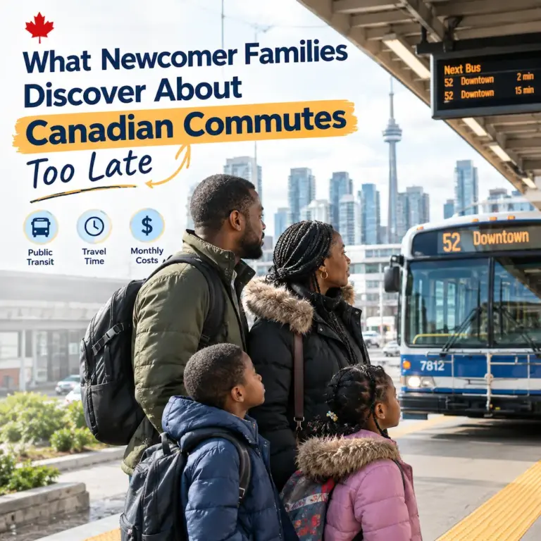 Newcomer Families Discover Canadian Commutes